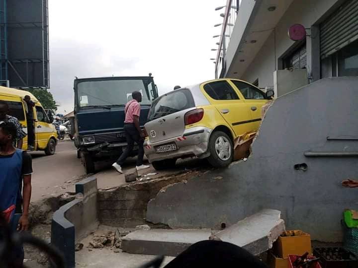 Kinshasa : accident de circulation à Lingwala